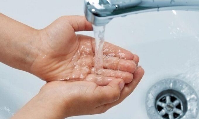 洗手以防寄生虫侵扰